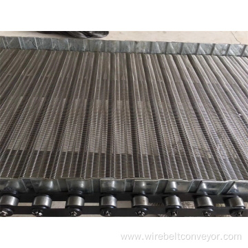 Chain Round Wire Weave Conveyor Belt